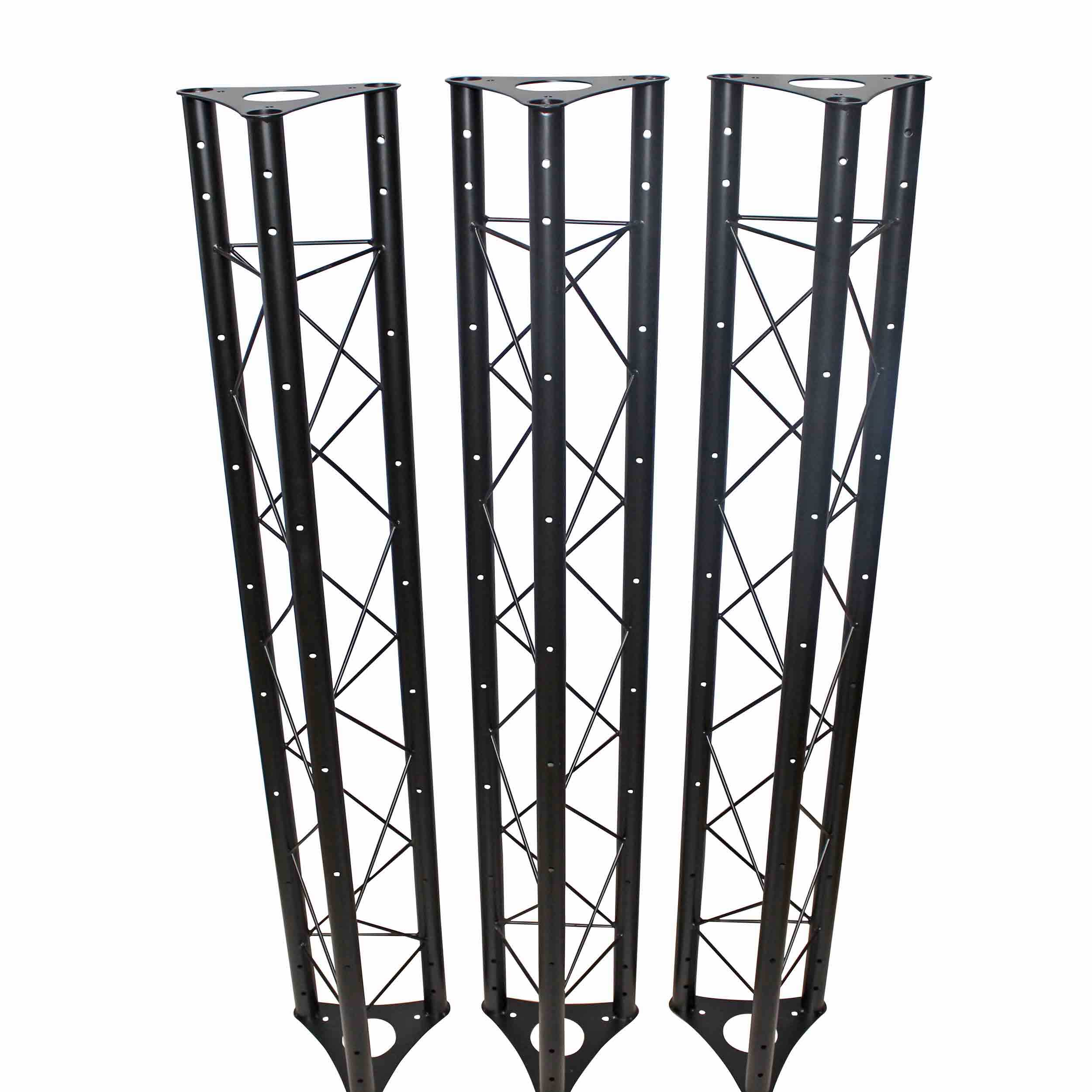 ProX T-LS35C-TRUSS Set of Three 57-inch 5ft Universal Lighting Stand Triangle Truss Sections 5FT 10FT 15FT - Hollywood DJ