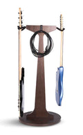 Gator Frameworks GFW-ELITEGTRHNGSTD-2X Elite Series Dual Guitar Hanging Stand - Brown - Hollywood DJ