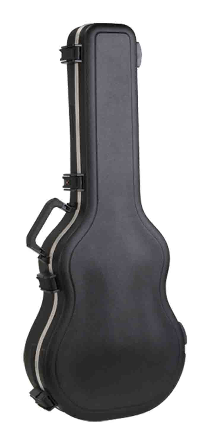 SKB Cases 1SKB-000, 000-Sized Acoustic Guitar Case - Black - Hollywood DJ