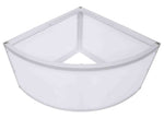 ProX XSA-2X2-16QR LUMOSTAGE™ 16-inch 2x2 ft Quarter Round Acrylic Stage Platform - Hollywood DJ