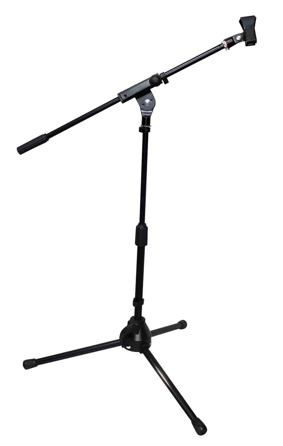 ProX T-MIC05 Short Tripod Microphone Stand with Boom - Hollywood DJ