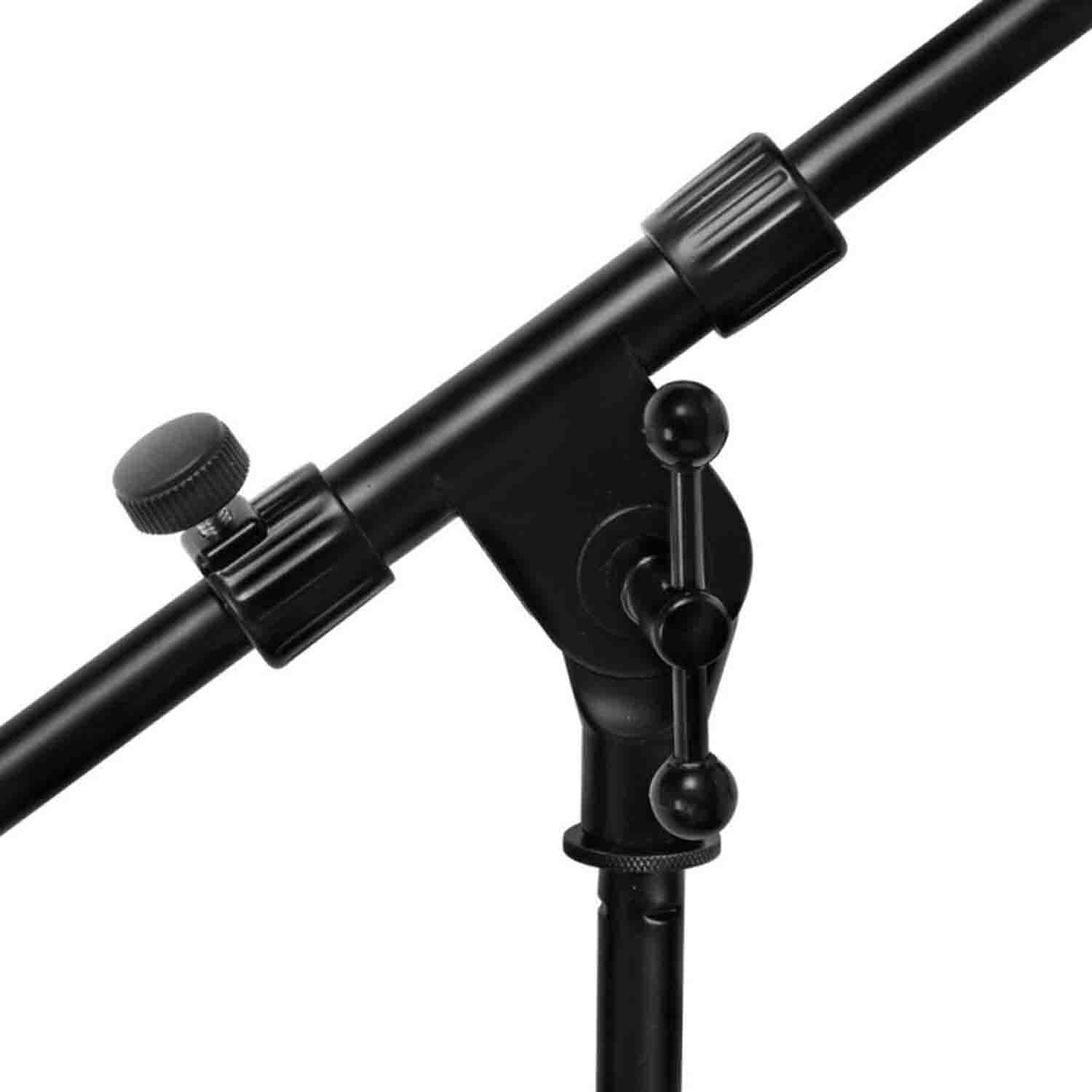 On Stage MS7411B Drum/Amp Tripod Mic Stand with Boom - Hollywood DJ
