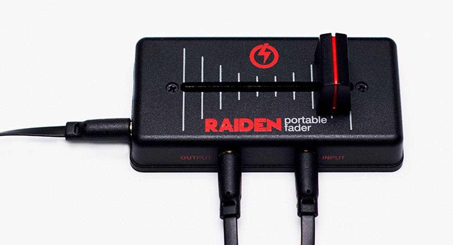 Raiden Fader VVT-MK1 Left Hand Cut Portable Skratch Fader - Black/Red - Hollywood DJ