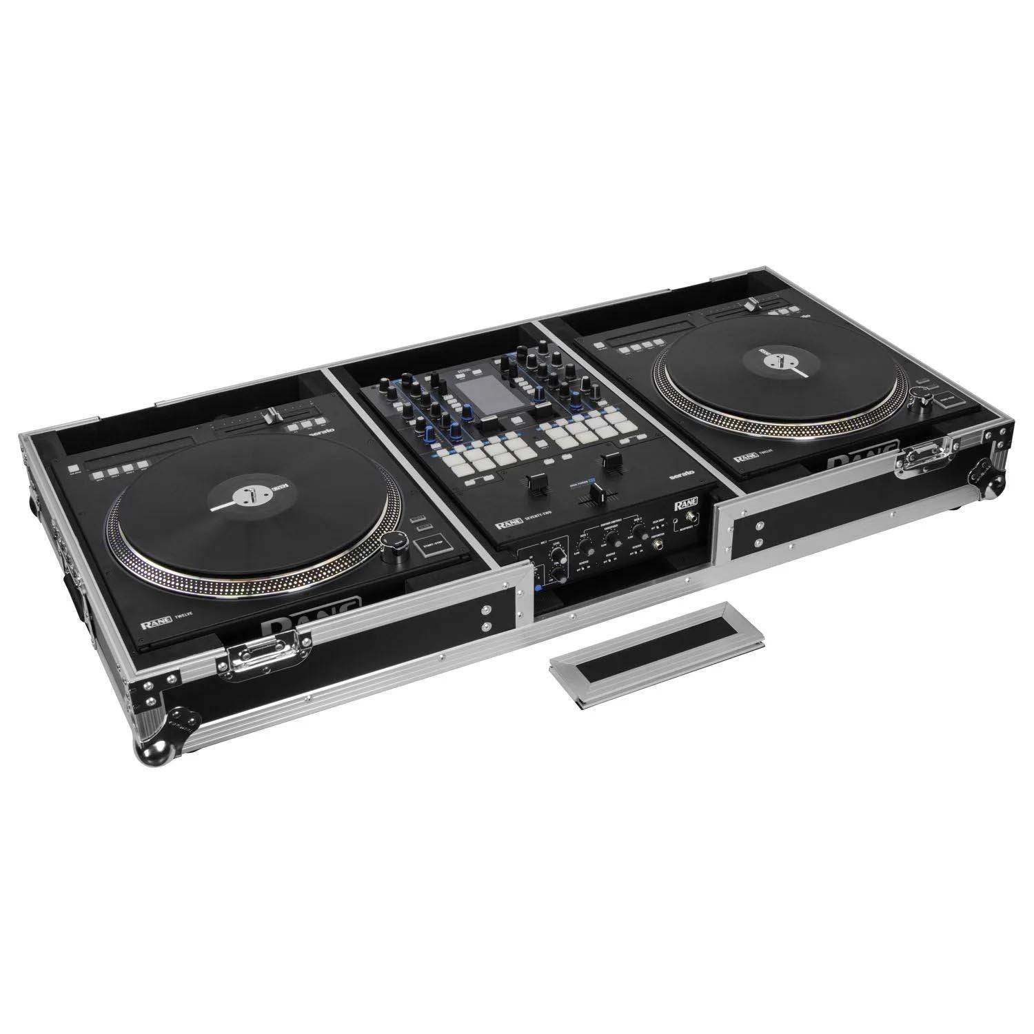 Odyssey FZRANE1272W Two Battle Position Flight Coffin Case For Rane Seventy-Two And Rane Twelve Mixer - Hollywood DJ