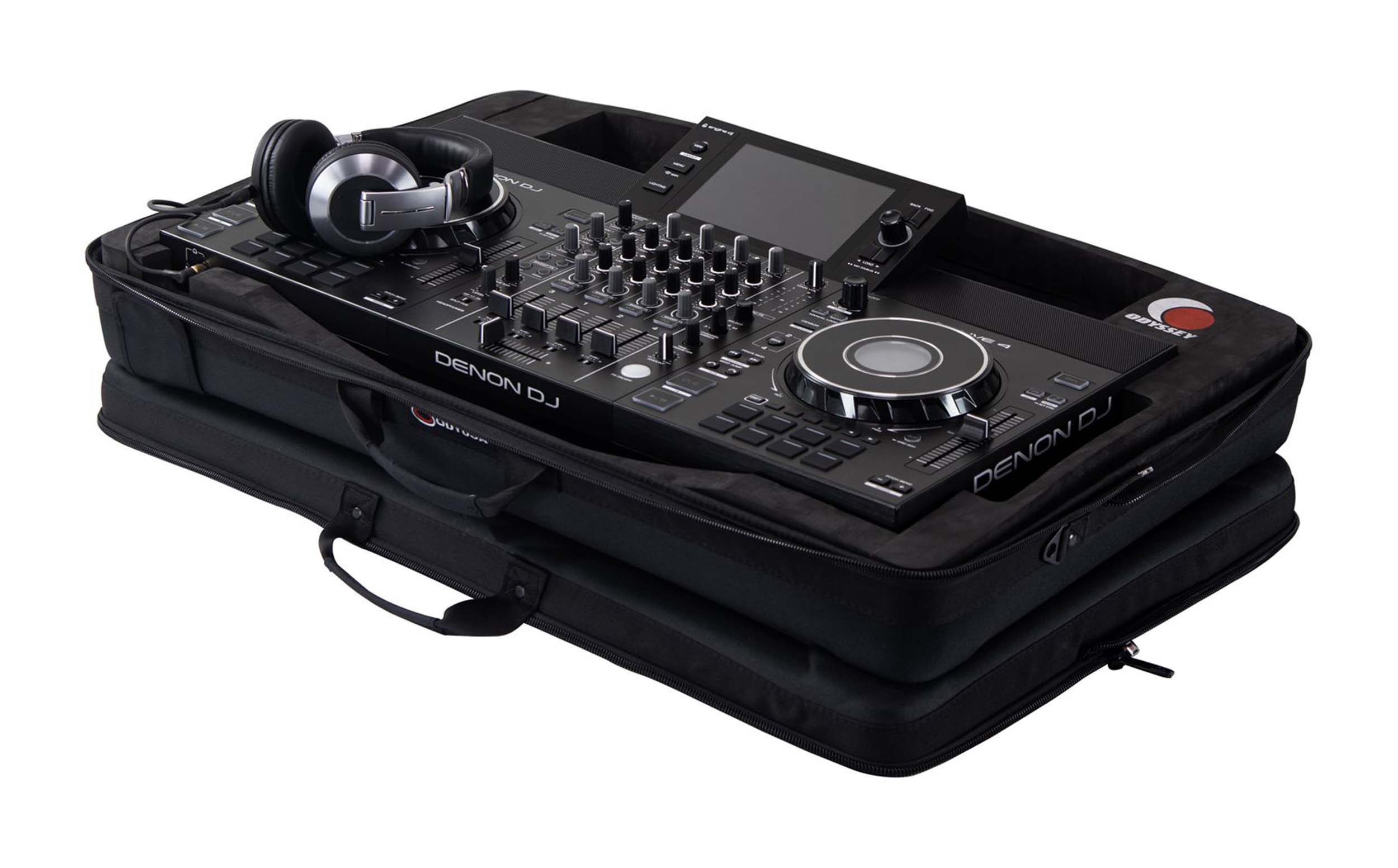 Odyssey BPRDNSCLIVE4 Party Ready Denon Soft Case for DJ SC LIVE 4 EVA - Hollywood DJ