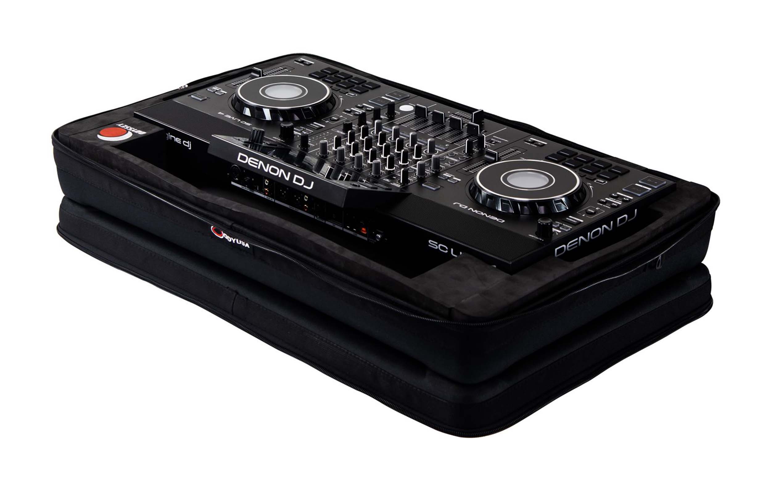 Odyssey BPRDNSCLIVE4 Party Ready Denon Soft Case for DJ SC LIVE 4 EVA - Hollywood DJ