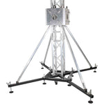 ProX XTP-GSBPACK3 Truss Tower Stage Roofing System Package Top Block Hinges Base - 3.28 Feet - Hollywood DJ