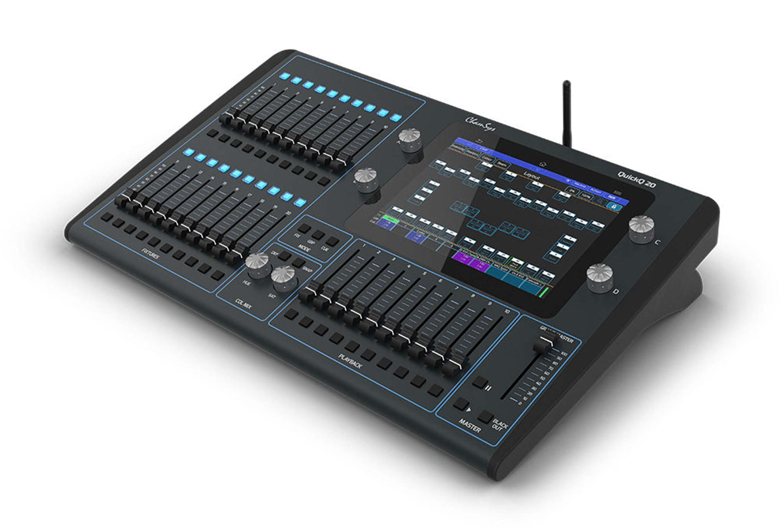 Chamsys QuickQ 20 Lighting Console - Hollywood DJ