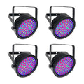 Chauvet DJ EZPAR64RGBABLK EZpar 64 Battery-Operated RGBA LED Par-Style Wash Light - 4 Pack - Hollywood DJ