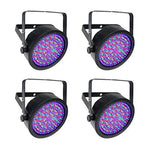 Chauvet DJ EZPAR64RGBABLK EZpar 64 Battery-Operated RGBA LED Par-Style Wash Light - 4 Pack - Hollywood DJ