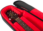 Gator Cases GT-ACOUSTIC-BLK Transit Series Acoustic Guitar Gig Bag with Charcoal Exterior - Hollywood DJ