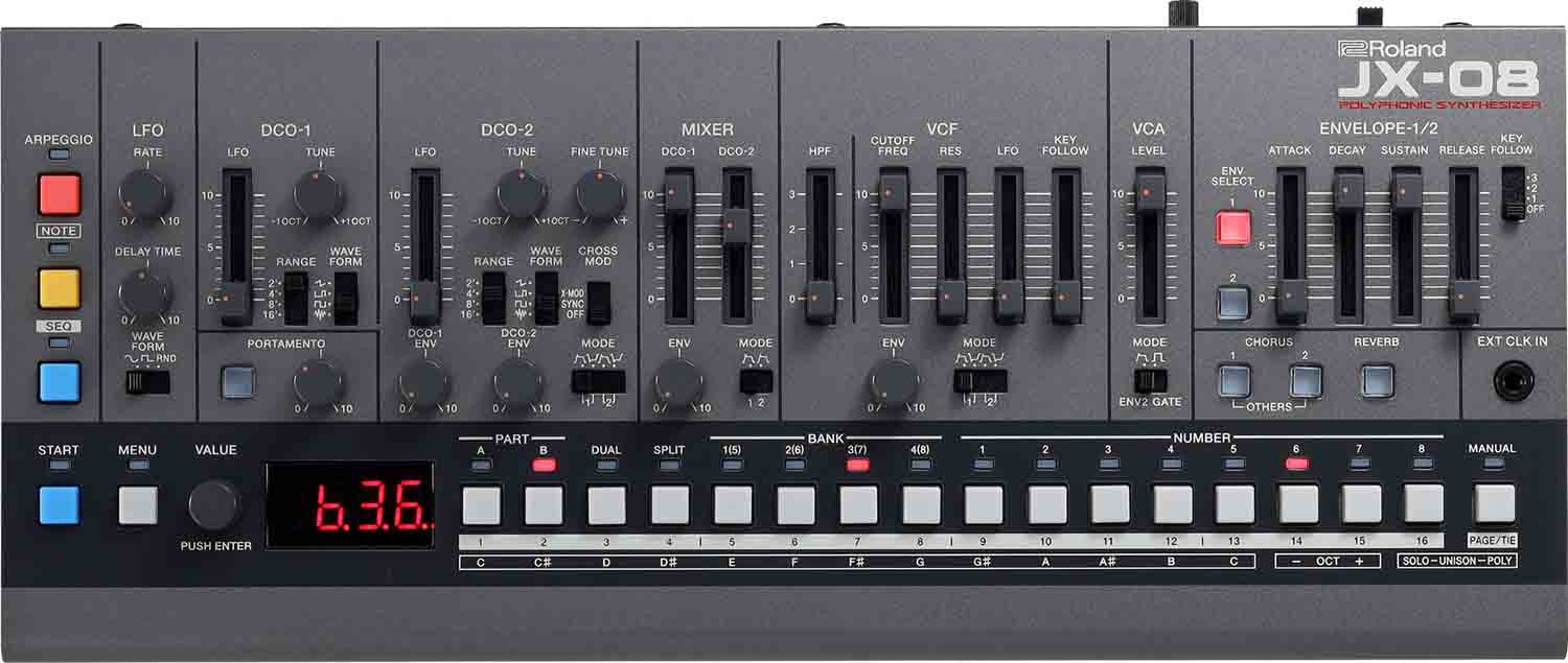 Roland JX-08 Boutique Sound Module - Hollywood DJ