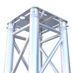 ProX KT-SQ656TOTEMTCX2, K-Truss 6.56 Lightweight Square Truss Totem Full Package Includes White Scrim, Top Plate and Base Plate ProX Cases
