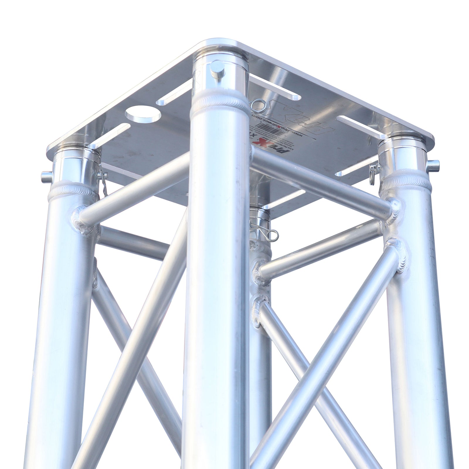 ProX KT-SQ656TOTEMTCX2, K-Truss 6.56 Lightweight Square Truss Totem Full Package Includes White Scrim, Top Plate and Base Plate ProX Cases