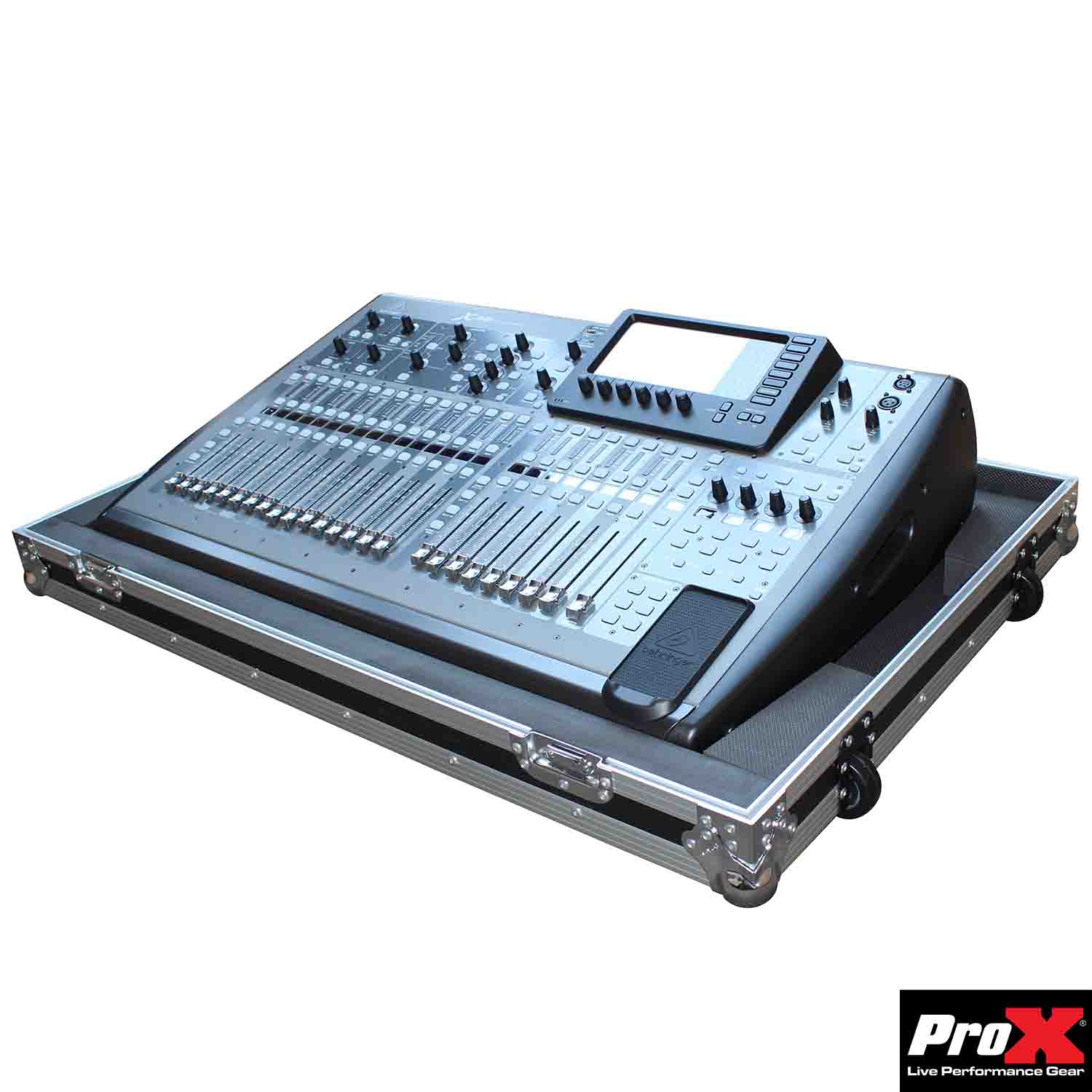 ProX XS-BX32W DJ Flight Road Case For Behringer X32 Digital Mixer With Wheels - Hollywood DJ