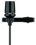 Shure CVL-B/C-TQG Centraverse Lavalier Cardioid Condenser Microphone - Hollywood DJ