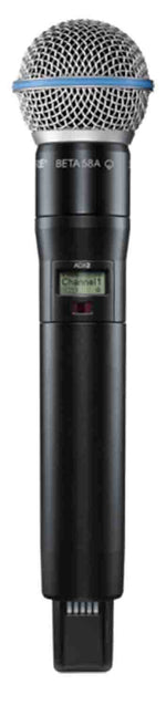Shure ADX2/B58 Handheld Wireless Microphone Transmitter with Beta 58A Capsule - Hollywood DJ