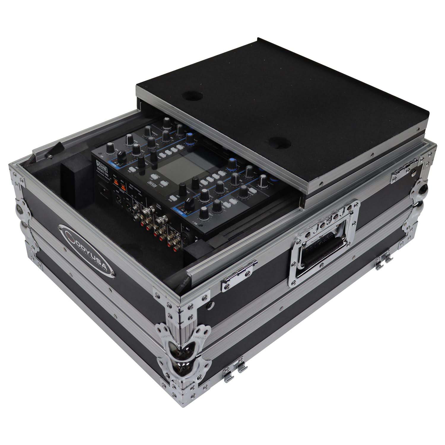 Odyssey FZGS12MX1XD 12" Format DJ Mixer Case with Extra Deep Rear Compartment - Hollywood DJ