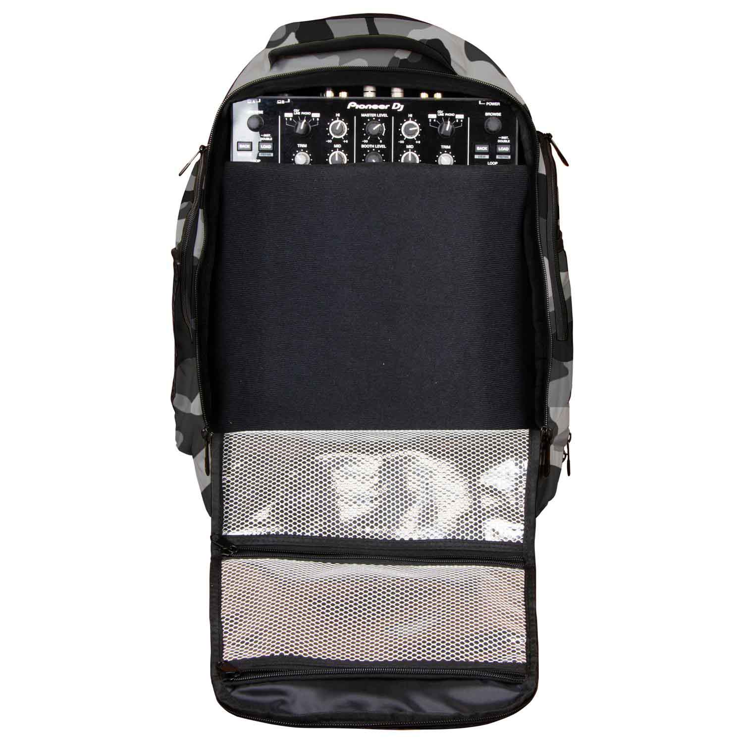 Odyssey BPBACKTRAKXLGYC Backtrak XL DJ Backpack Gray Camouflage - Hollywood DJ