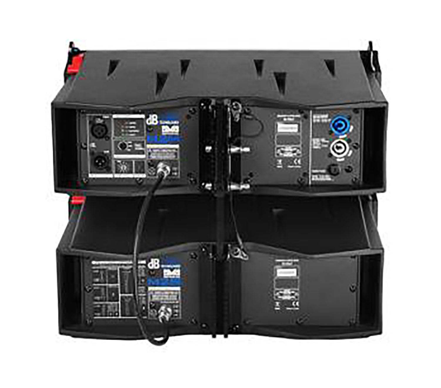 dB Technologies DVA M2M+M2S, 2 x 6.5" 2-Way Active Line Array Module System - 400W - Hollywood DJ