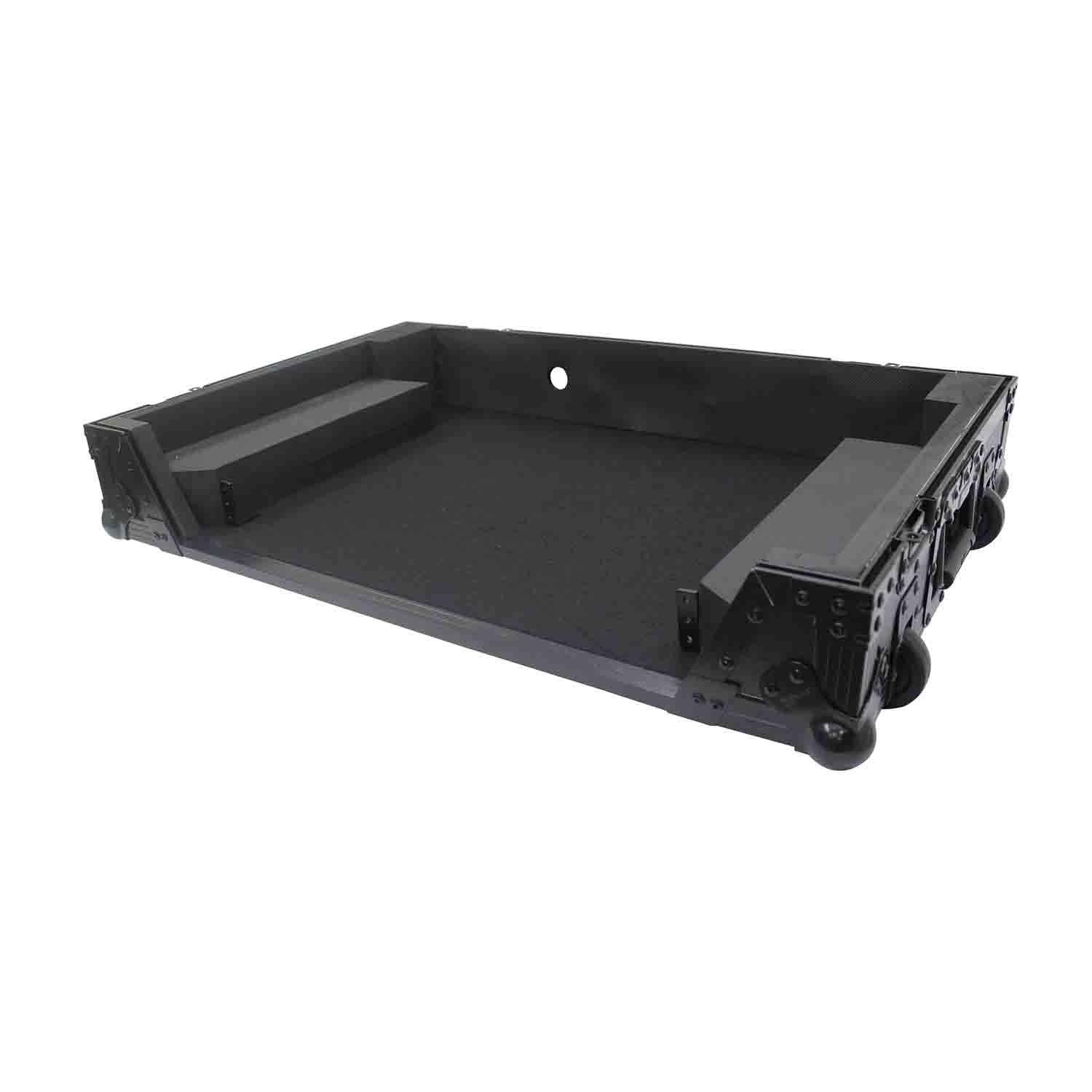 ProX XS-RANEONE WBL DJ Flight Case for RANE ONE DJ Controller with 1U Rack and Wheels - Black - Hollywood DJ