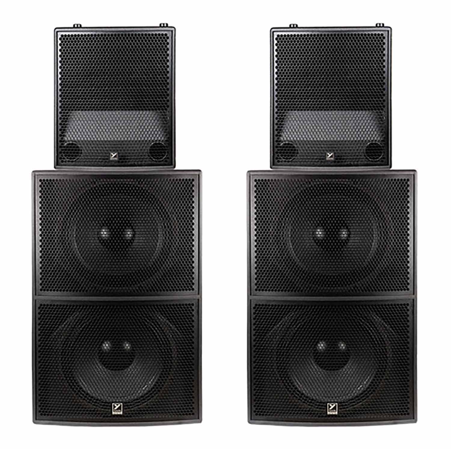 Yorkville Sound SA221S, Synergy Array Series 6000W Powered Portable Subwoofer - 21 Inch - Hollywood DJ