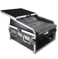 ProX T-6MRSS13ULT DJ Flight Case For 13U Top Mixer With Laptop Shelf - Hollywood DJ