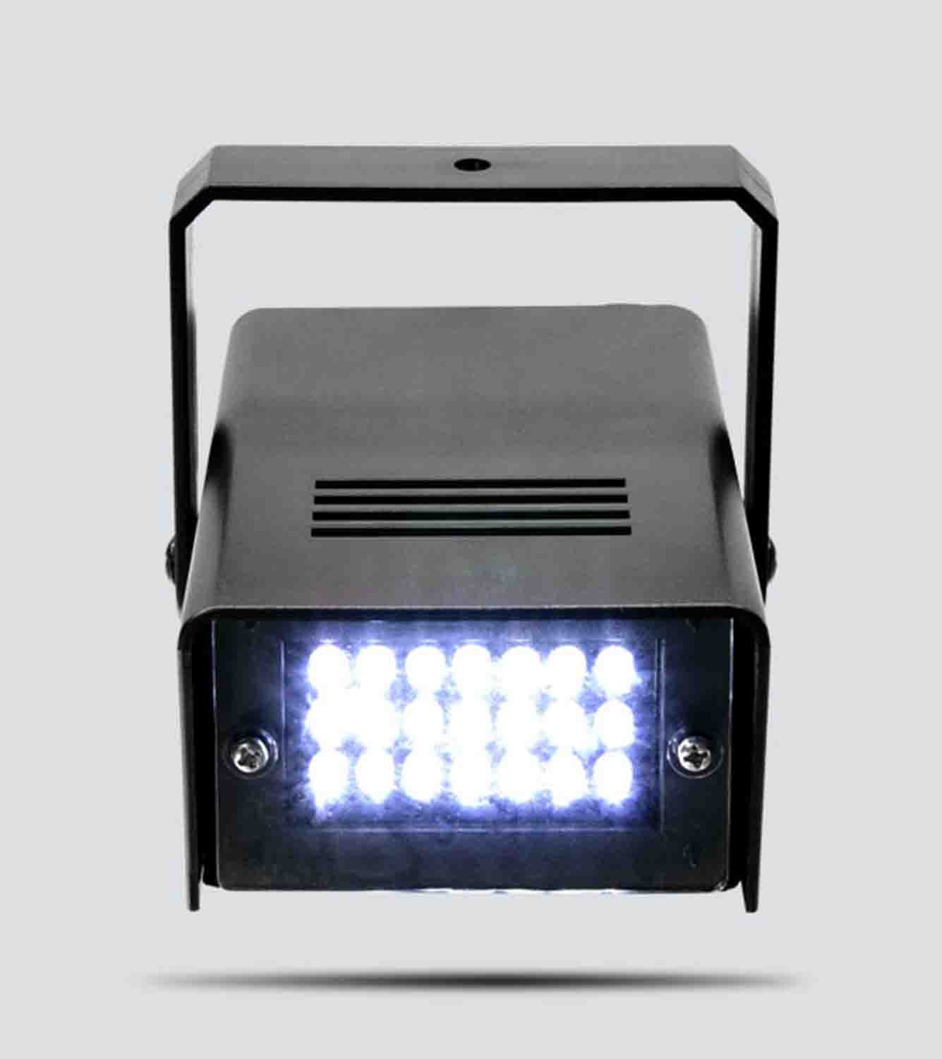Chauvet DJ Fog Machine Package with Mini Strobe LED Light and Fog Fluid - Hollywood DJ