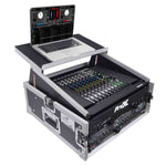 ProX T-4MR-LT--MK2, 4U Rack x 10U Top Mixer DJ Combo Flight Case with Laptop Shelf - Hollywood DJ