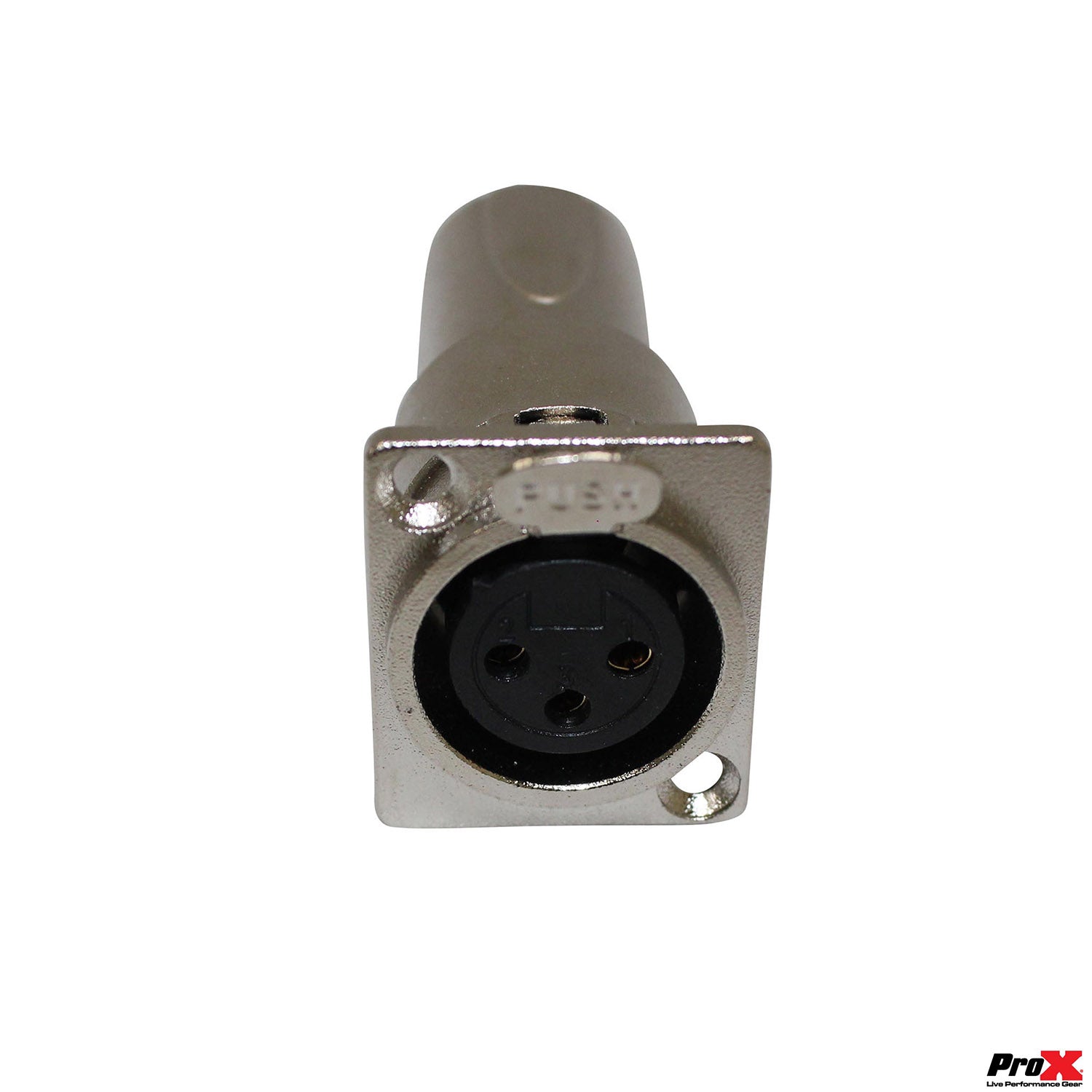 ProX XC-3FDM XLR Female to Male Adapter for Panel Mount - Hollywood DJ