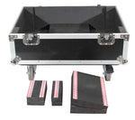 ProX X-RCF-HDL10AX2W Flight Case for 2x RCF HDL 10-A Line Array Speakers with 4-inch Wheels - Hollywood DJ