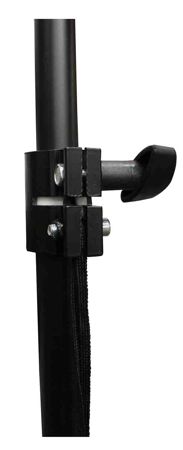 ProX T-LS03M-9FT Lightweight Portable DJ Lighting Stand with Square T-Bar - 9 Feet Height - Hollywood DJ