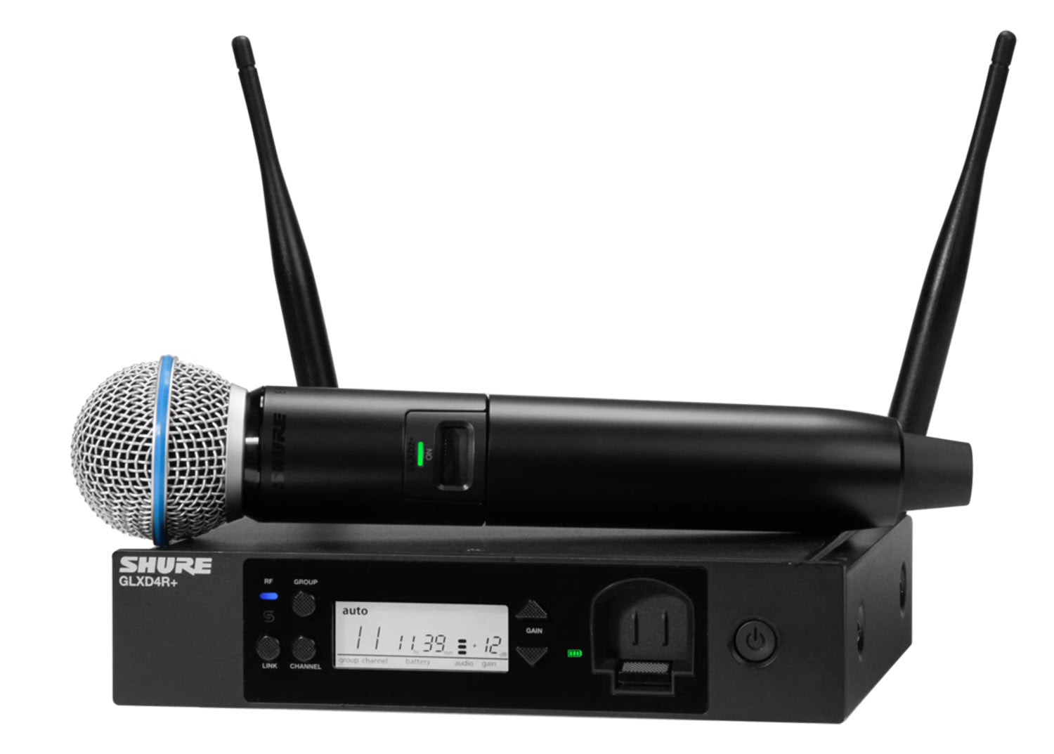 B-Stock: Shure GLXD24R+/B58-Z3 Digital Wireless Rack System with BETA 58A Vocal Microphone - Hollywood DJ