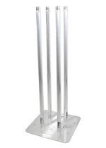 ProX XT-S4X492TOTEM, Totem Package 12" Top Plate, 24" Base Plate and Four 1.5m F31 Tubes with White Scrim Cover - 4.92 Feet - Hollywood DJ