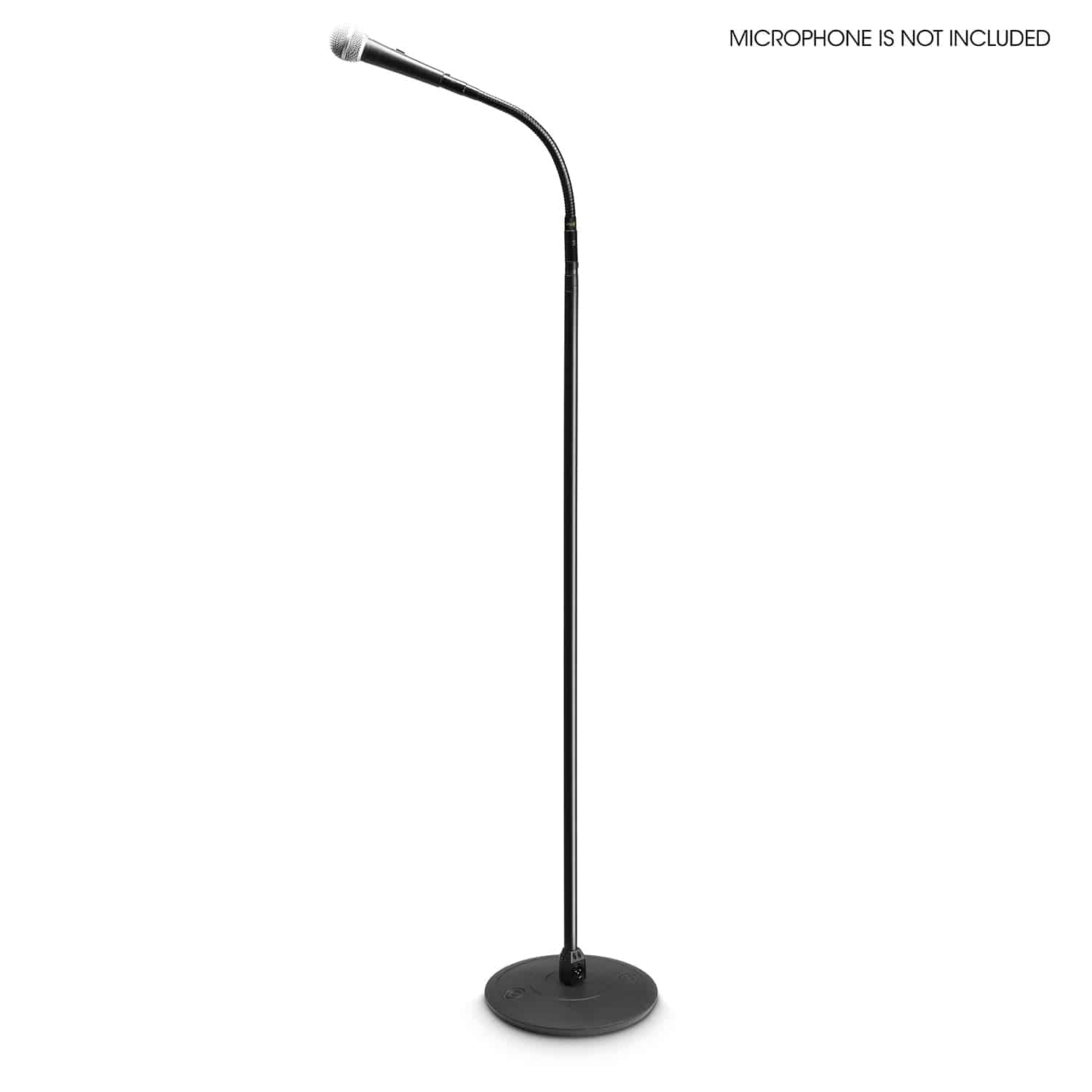 Gravity GMS23XLRB Microphone Stand With XLR Connector and Gooseneck - Hollywood DJ