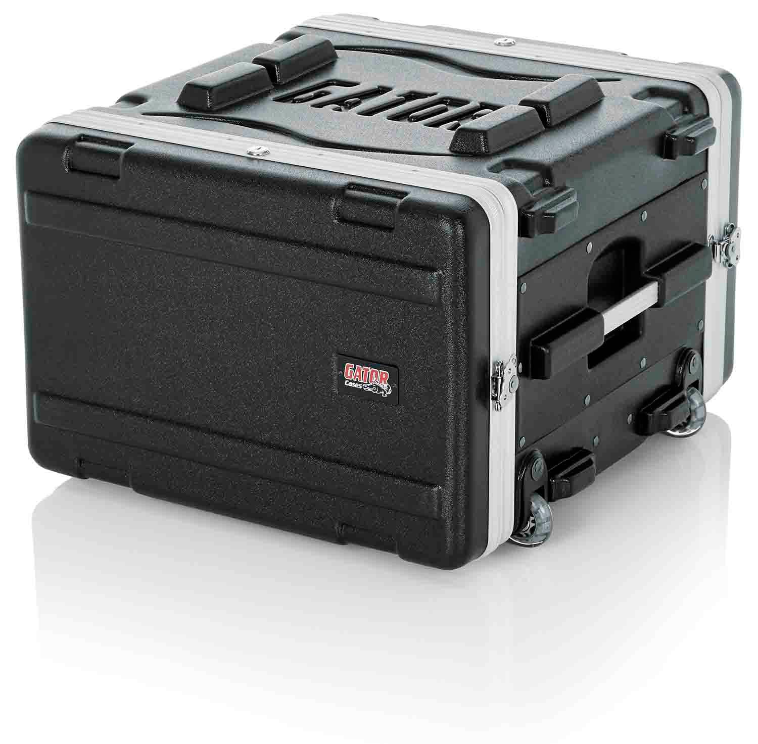 Gator Cases GRR-6L Rolling Molded 6U Rack Case - Hollywood DJ