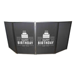 REPLACEMENT SCRIMS ProX XF-SHBD21 Set of Two Happy Birthday Facade Enhancement Scrim - White Print on Black by ProX Cases