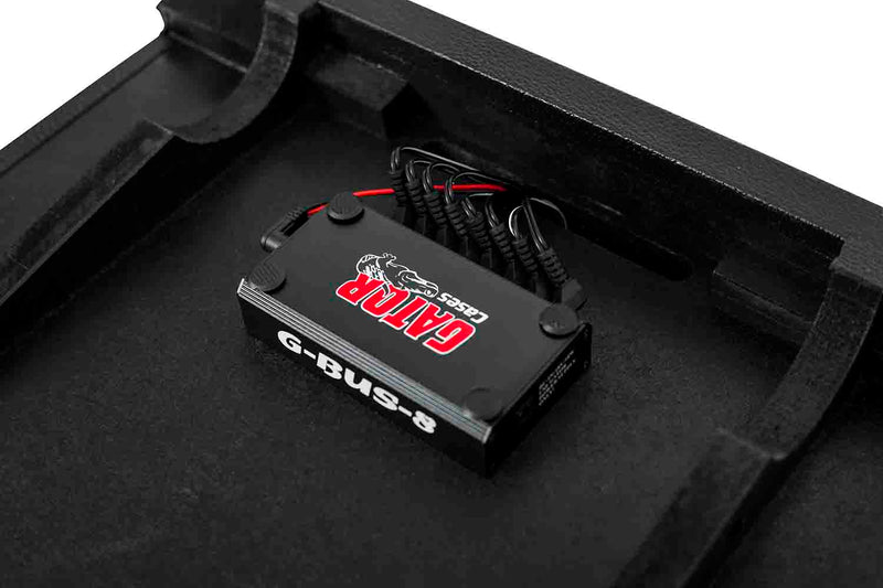 Gator Cases GPT-BL-PWR Guitar Pedal Board with Nylon Carry Bag and Power Supply - Hollywood DJ