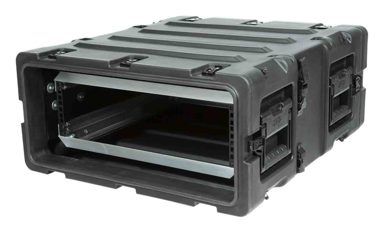 SKB Cases 3RS-3U20-22B, 3U 20-inch Static Shock Rack Transport Case - Black - Hollywood DJ