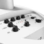 LD System MAUI 5 W, Ultra Portable Column PA System with Mixer and Bluetooth - White - Hollywood DJ