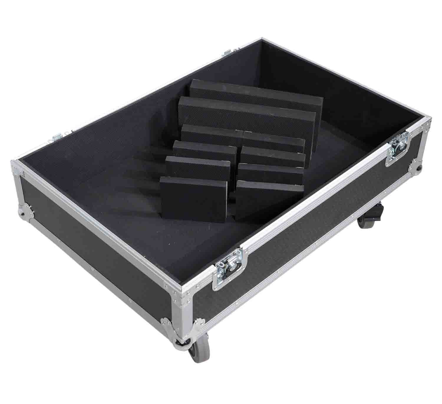 ProX XS-322127SPW Universal Flight Case for Line Array Speaker with Caster Wheels - Holds QSC KS118 - Hollywood DJ