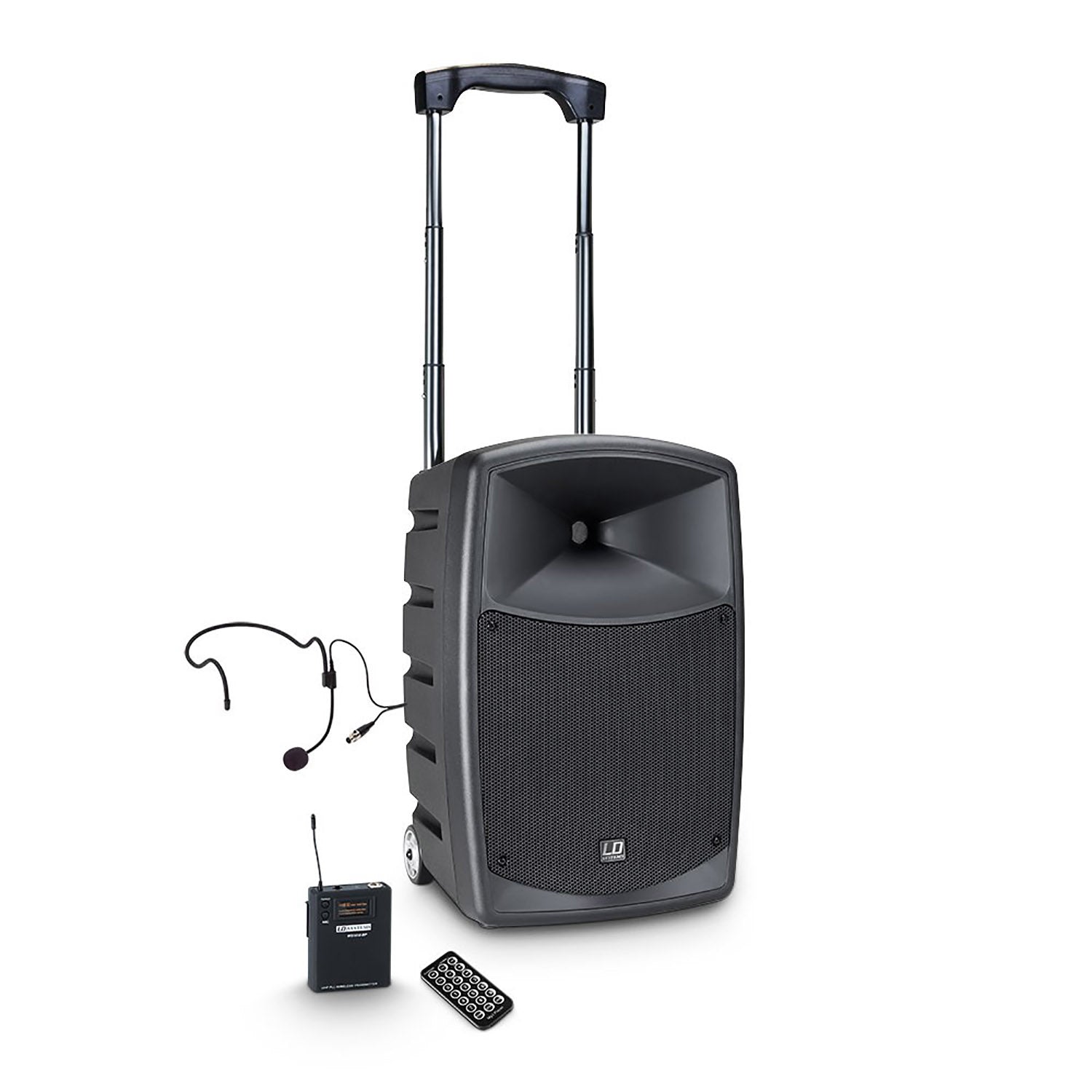 LD Systems ROADBUDDY 10 HS B5, Battery Powered Bluetooth Speaker With Mixer, Bodypack And Headset - Hollywood DJ