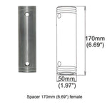 ProX XT-SPFF170 Spacer 170mm Female Coupler - Hollywood DJ
