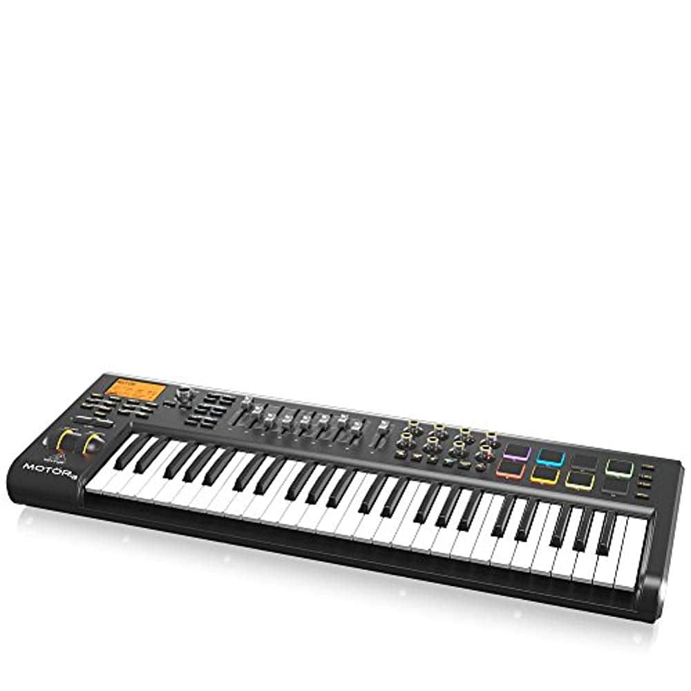 Behringer MOTOR-49, 49 Key USB/MIDI Master Controller Keyboard - Hollywood DJ