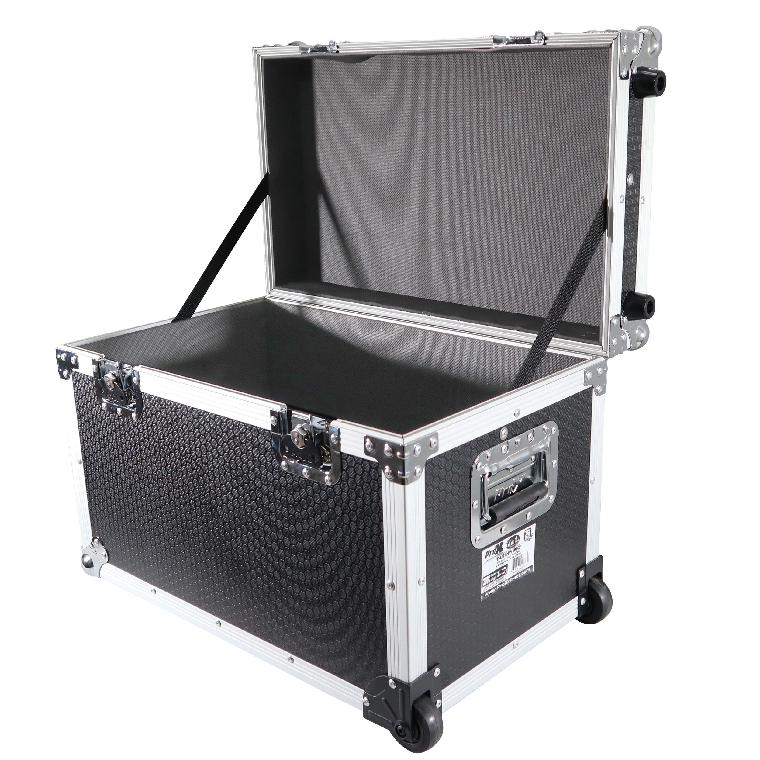 ProX T-UTIHW MK2 Roll-Away Utility Case with Retractable Handle and Low-Profile Recessed Wheels ProX Cases
