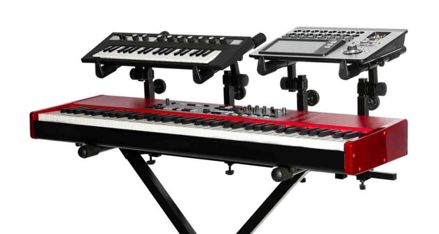 Onstage KSA8500 Deluxe Customizable Keyboard Tier - Hollywood DJ