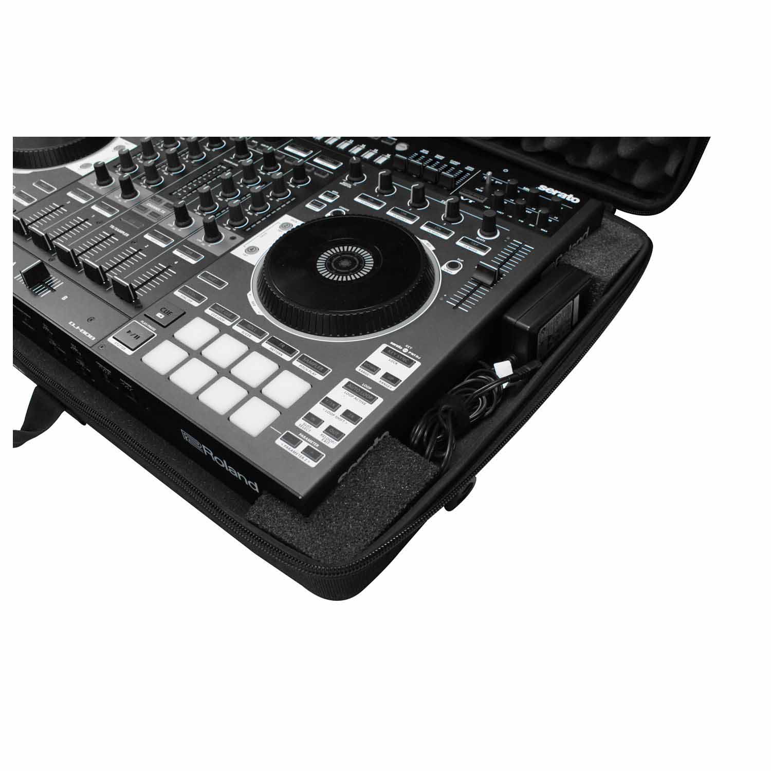 Odyssey BMSLRODJ808 EVA Molded Carrying Bag For Roland DJ-808 DJ Controller - Hollywood DJ