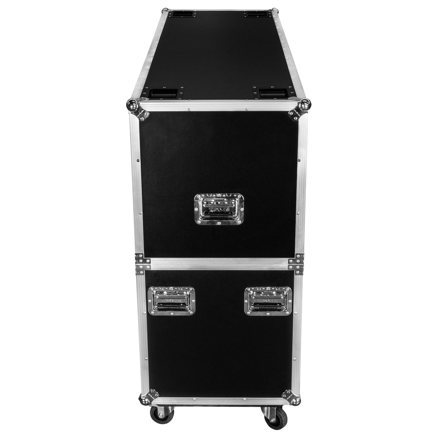 Odyssey FZ2FSM75W Dual 75″ Flat Screen Monitor Case with Casters - Hollywood DJ