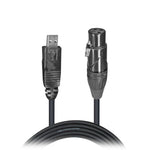 ProX XC-USB-XLR10 XLR-F to USB High Performance Audio Cable - 10 Feet by ProX Cases