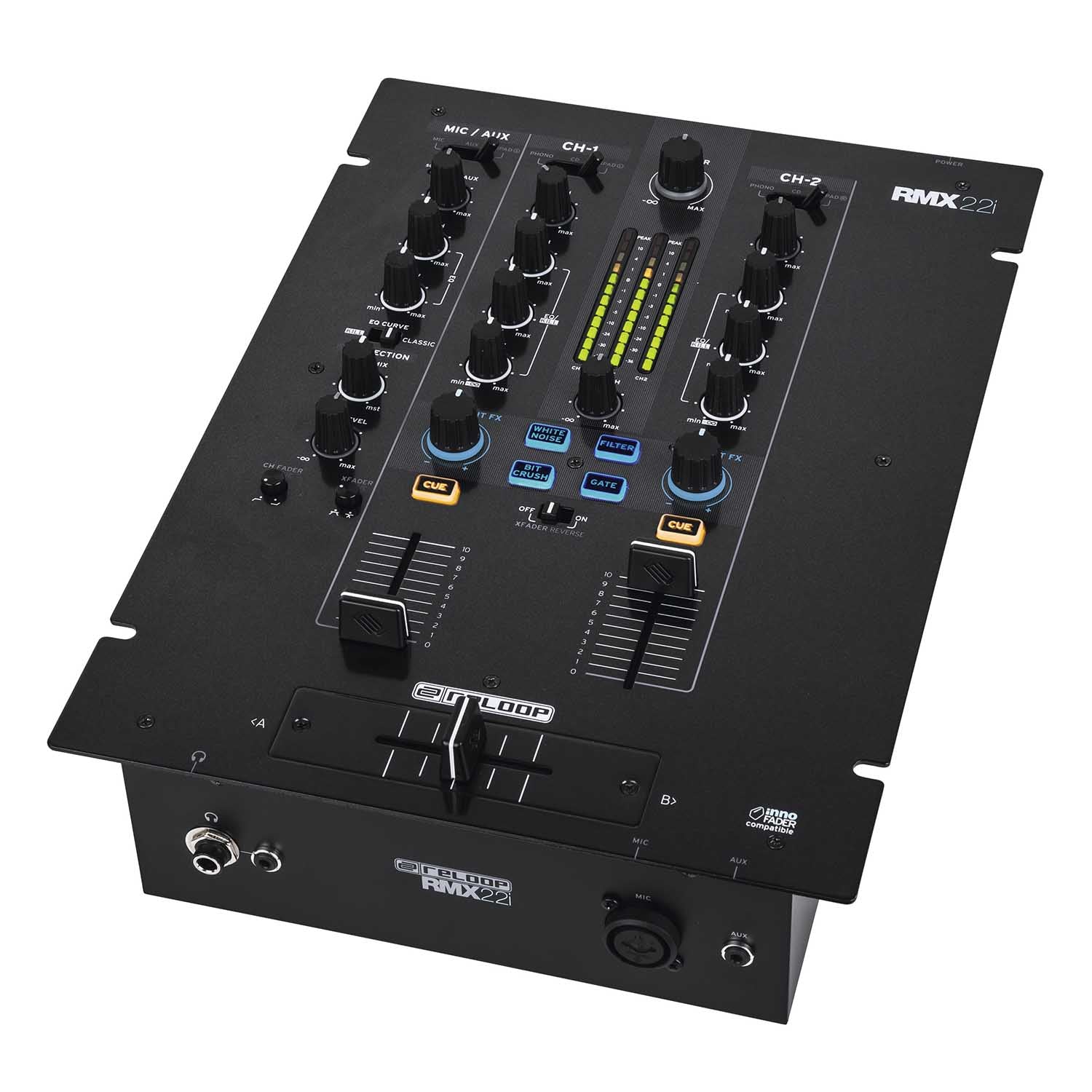 Reloop RMX-22I, 2+1 Channel Digital Club DJ Mixer - Hollywood DJ